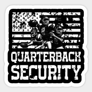 Quarterback Security Sticker